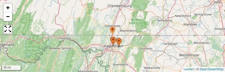 Related schools map