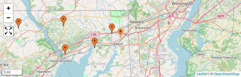 Related schools map