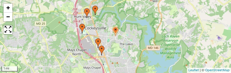 Related schools map