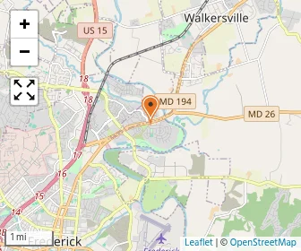Map of Frederick Country Day Montessori School