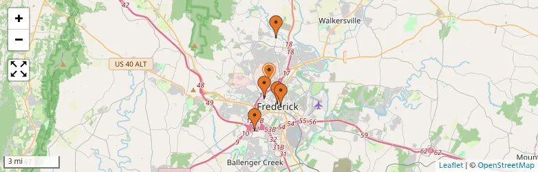 Related schools map