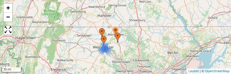 Related schools map