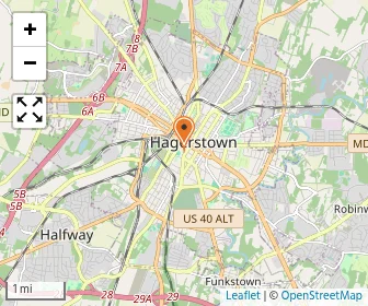 Map of Hagerstown Childrens School