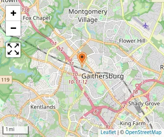 Map of Hebrew Day School Of Montgomery County