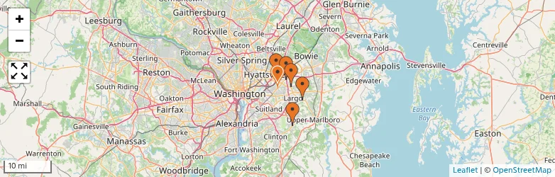 Related schools map