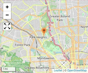 Map of Kennedy Krieger School Greenspring Campus