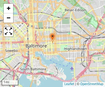 Map of Kennedy Krieger School: Fairmount Campus