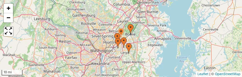 Related schools map