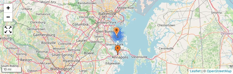 Related schools map