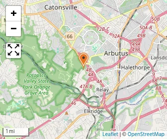 Map of Mount Providence Child Development Center