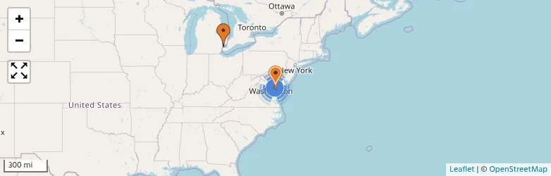 Related schools map