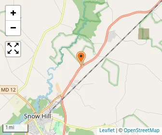 Map of Snow Hill Mennonite School