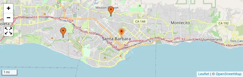 Related schools map
