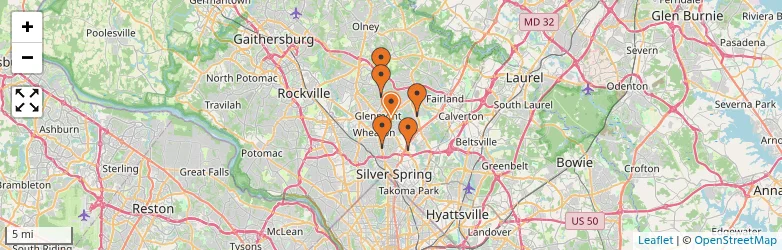 Related schools map