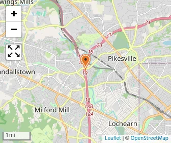 Map of Talmudical Academy-baltimore