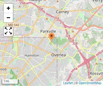Map of The Maryland School For The Blind