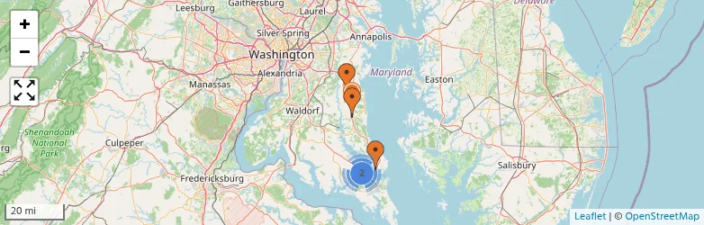 Related schools map