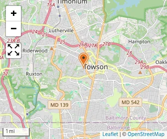 Map of Towson Presbyterian Preschool