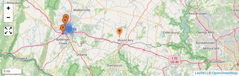 Related schools map