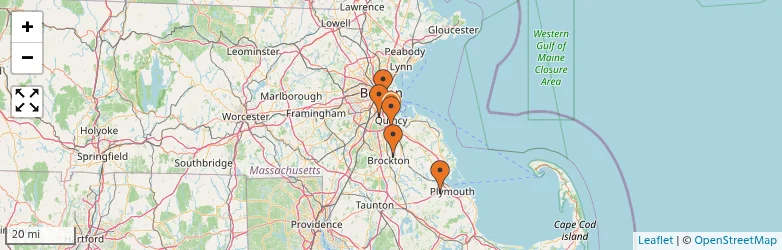 Related schools map