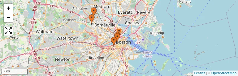 Related schools map