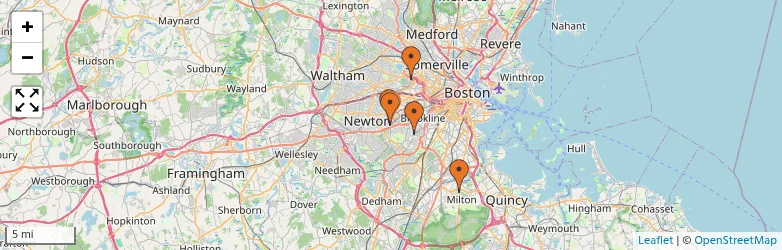 Related schools map