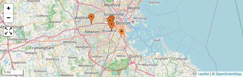 Related schools map