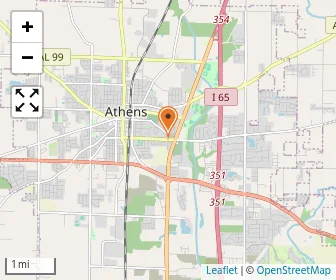 Map of Athens Bible School