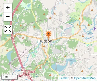 Map of Hudson Catholic High School
