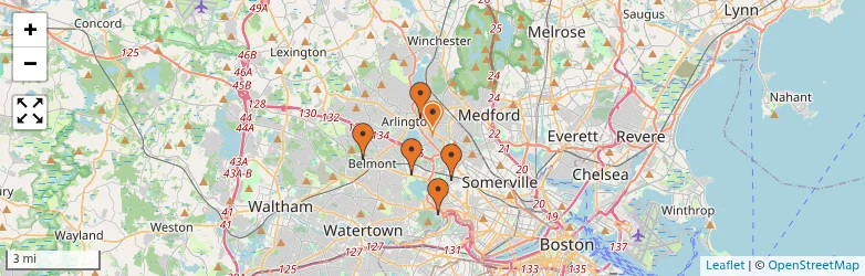 Related schools map