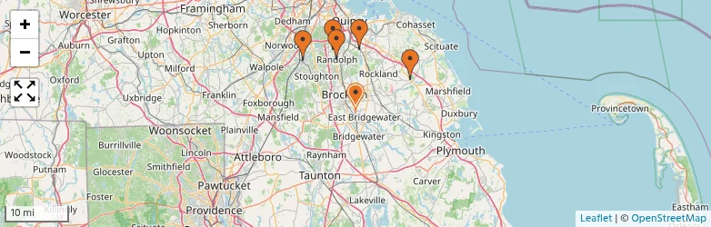 Related schools map