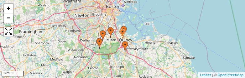 Related schools map