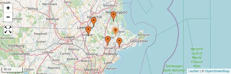 Related schools map