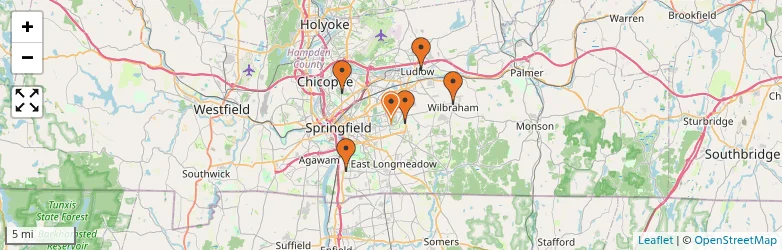 Related schools map