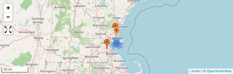 Related schools map