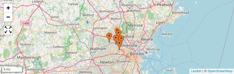 Related schools map