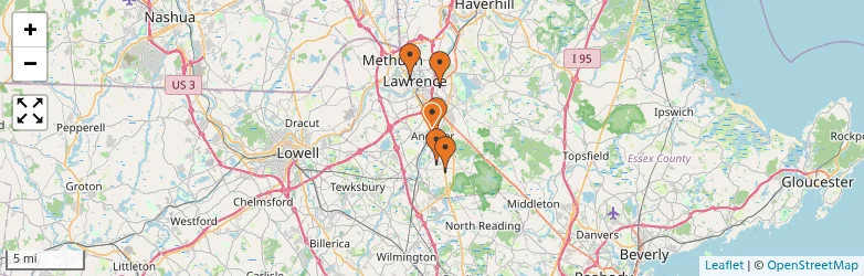Related schools map