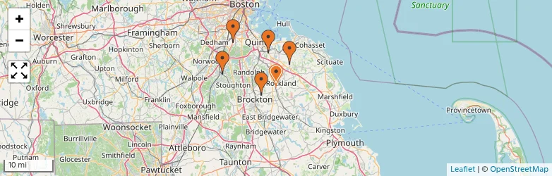 Related schools map