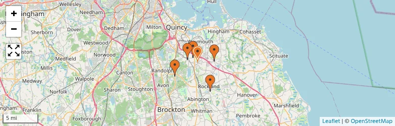 Related schools map