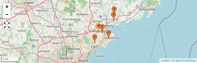 Related schools map