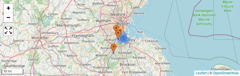 Related schools map