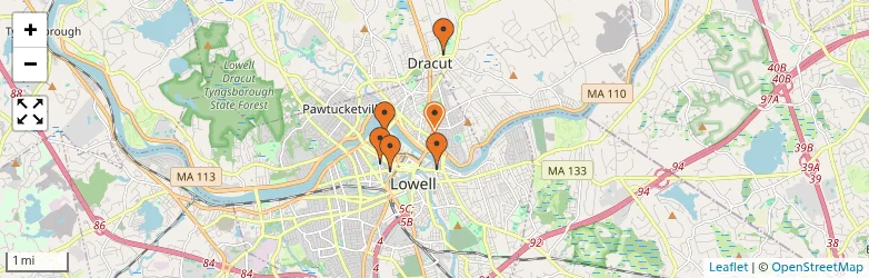 Related schools map