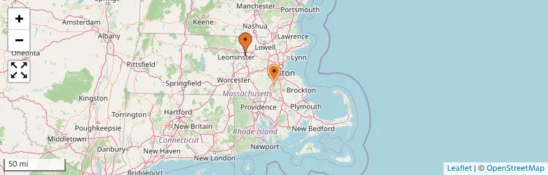 Related schools map