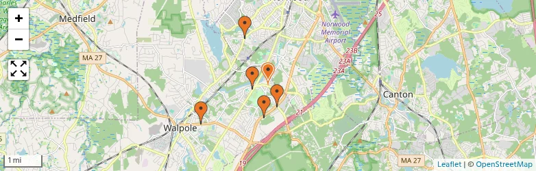 Related schools map