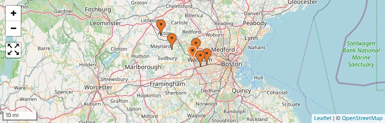 Related schools map