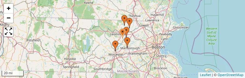 Related schools map