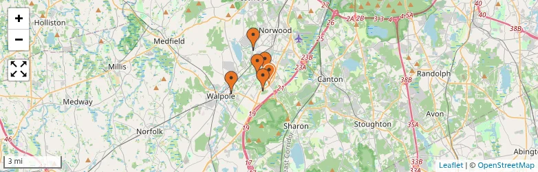 Related schools map