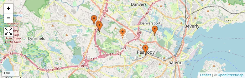 Related schools map