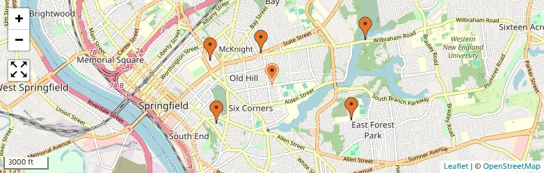 Related schools map