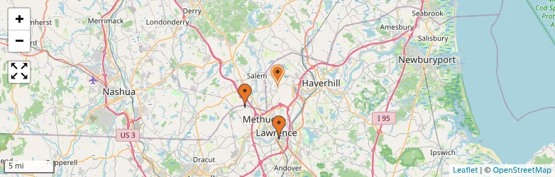 Related schools map